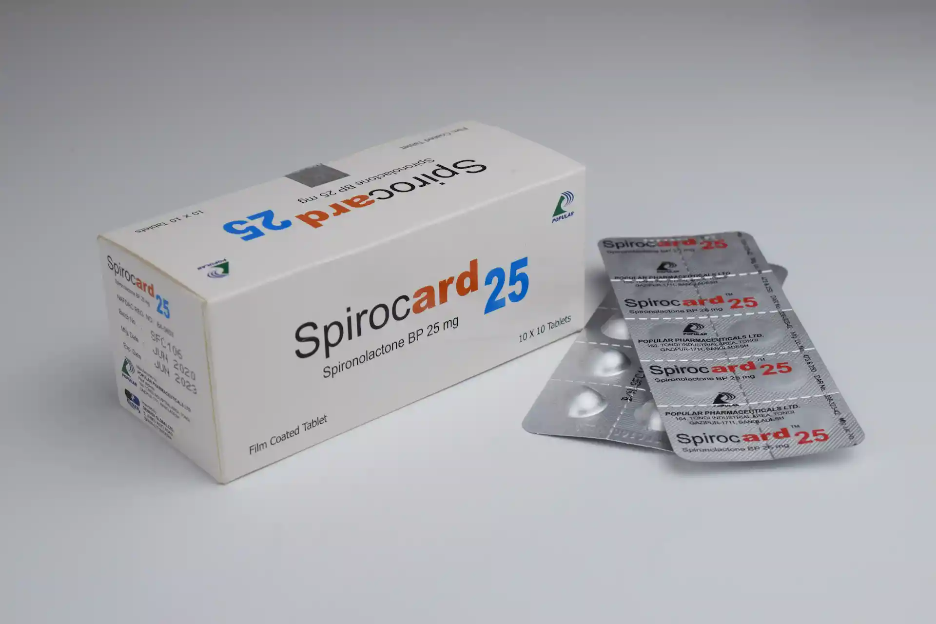 Tab. Spirocard 20mg+50mg